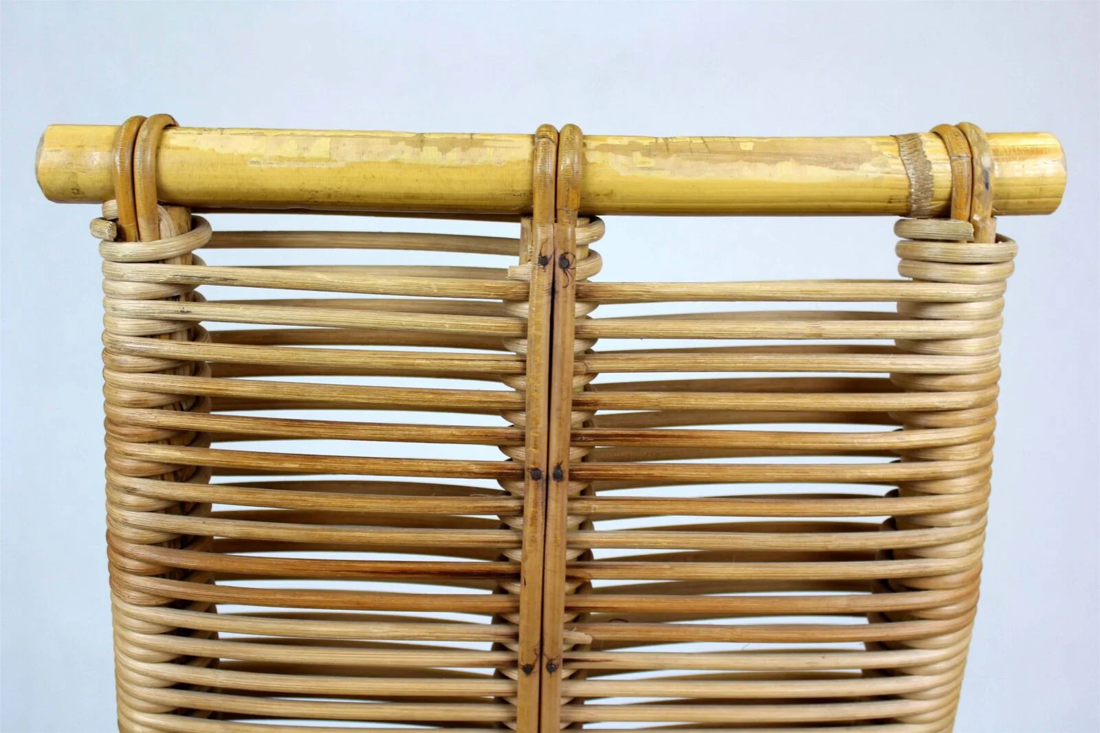 Rattan Rocking Chair, Czechoslovakia, 1960s