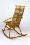 Rattan Rocking Chair, Czechoslovakia, 1960s