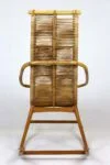 Rattan Rocking Chair, Czechoslovakia, 1960s