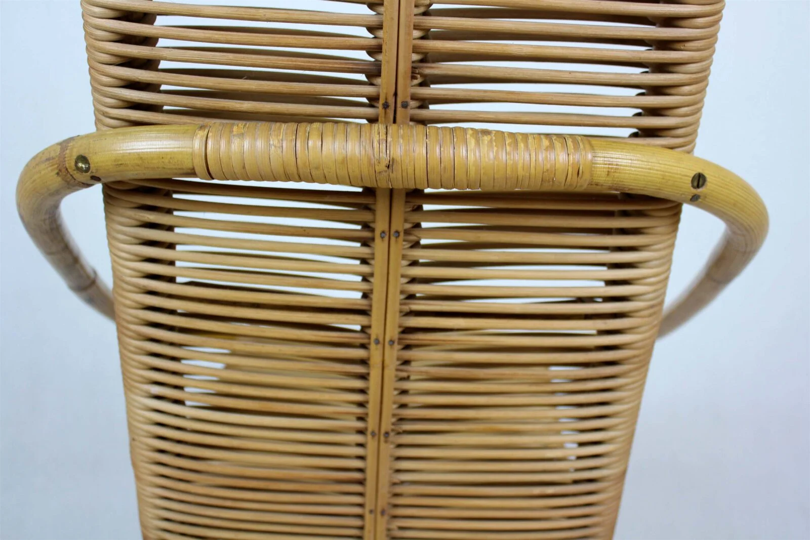 Rattan Rocking Chair, Czechoslovakia, 1960s