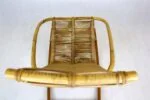 Rattan Rocking Chair, Czechoslovakia, 1960s