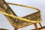 Rattan Rocking Chair, Czechoslovakia, 1960s
