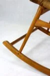 Rattan Rocking Chair, Czechoslovakia, 1960s