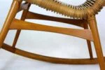 Rattan Rocking Chair, Czechoslovakia, 1960s