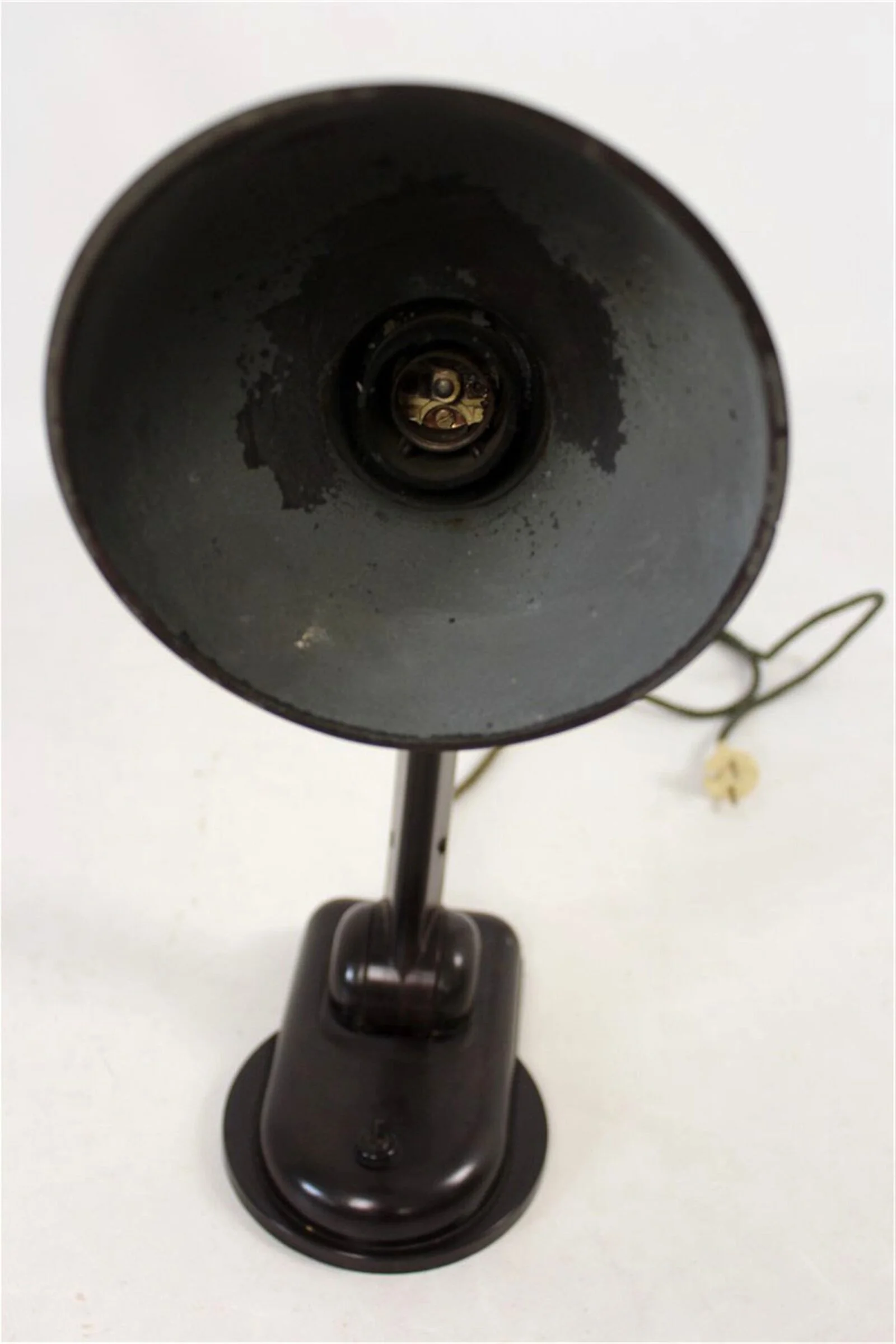Bakelite Sigma lamp, designed by Christian Dell for Heinrich Römmler, Germany, 1930s