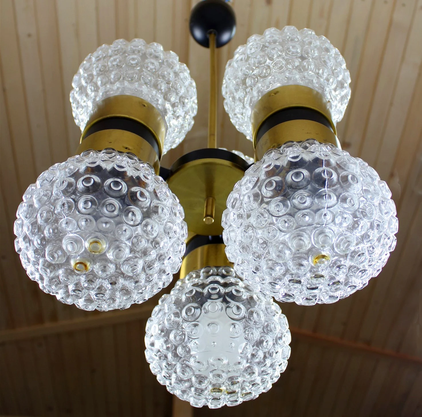Ceiling Lamp, Napako, Czechoslovakia, 1970s