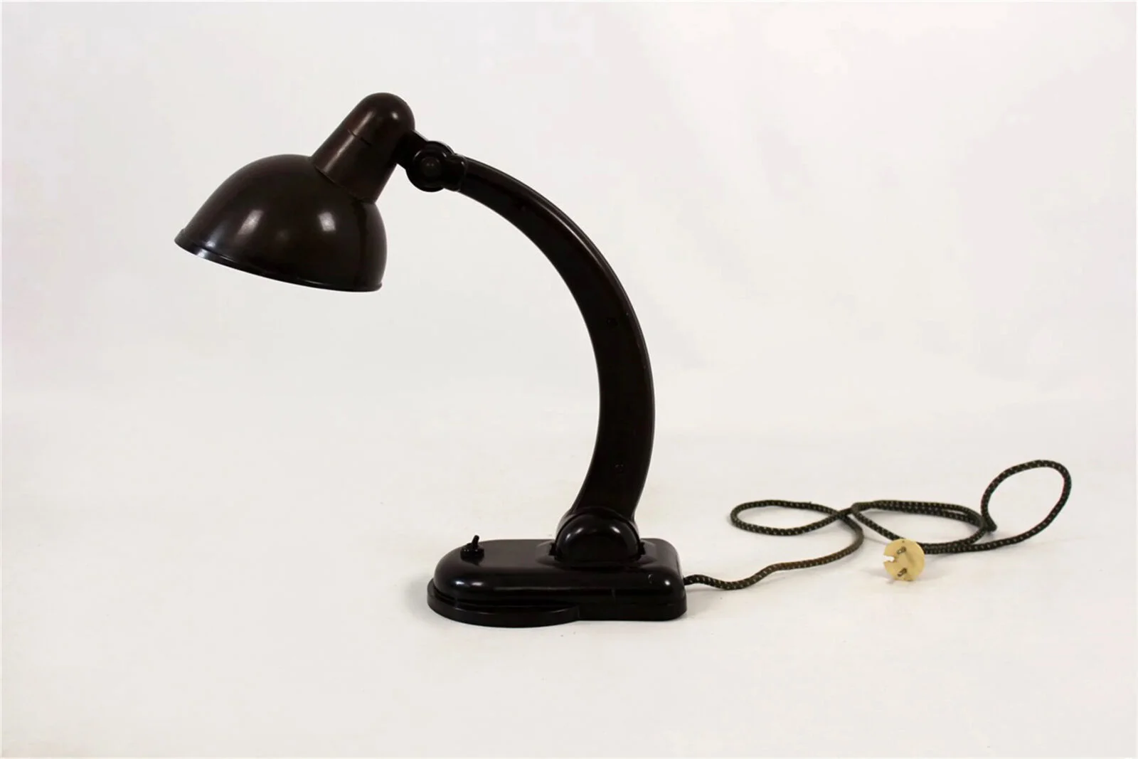 Bakelite Sigma lamp, designed by Christian Dell for Heinrich Römmler, Germany, 1930s