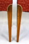 Set of 4 H-214 chairs, designed by J. Halabala, UP Závody, 1950s