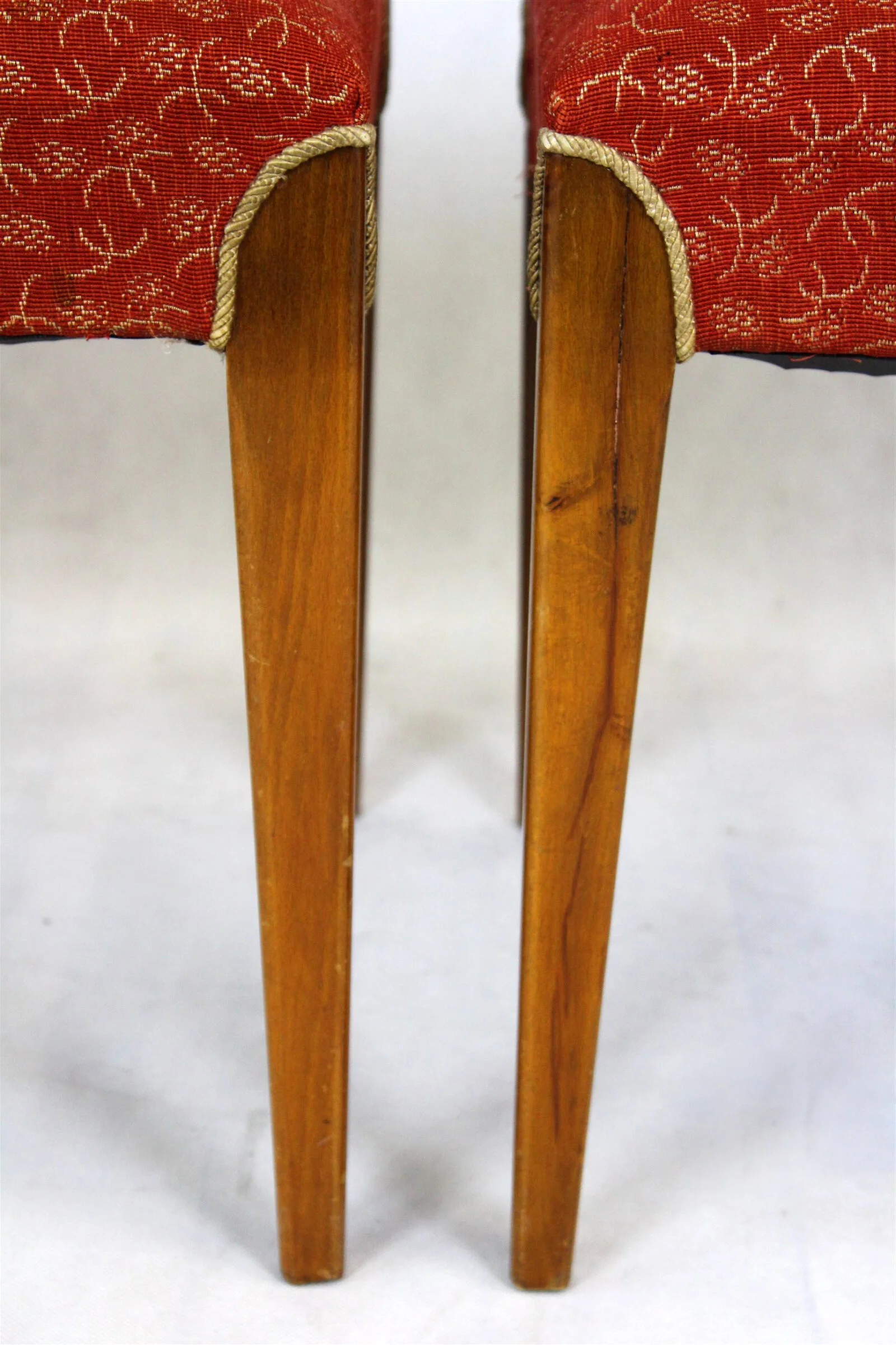 Set of 4 H-214 chairs, designed by J. Halabala, UP Závody, 1950s