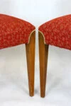 Set of 4 H-214 chairs, designed by J. Halabala, UP Závody, 1950s