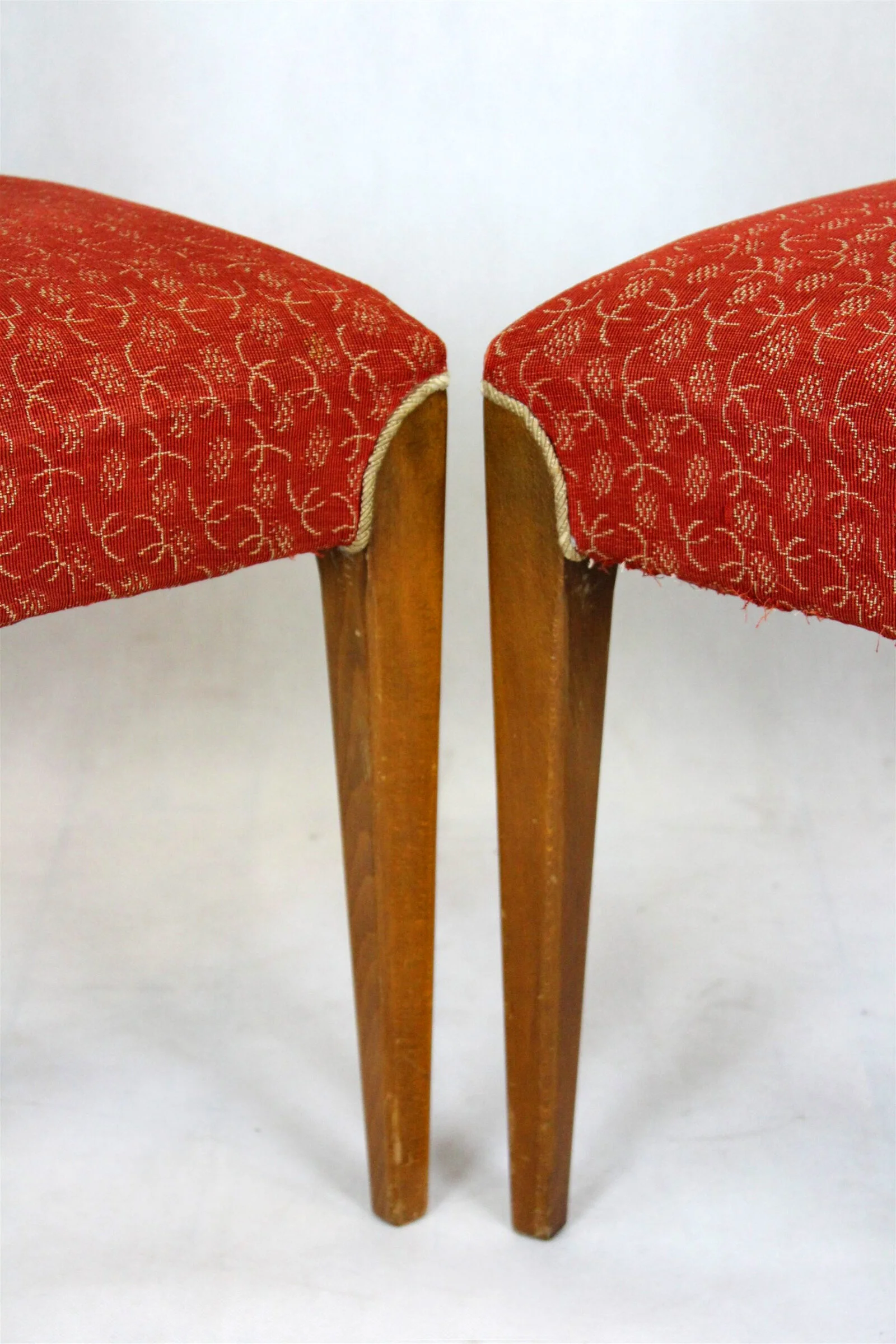 Set of 4 H-214 chairs, designed by J. Halabala, UP Závody, 1950s