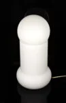 Glass table lamp, Osvětlovací Sklo, Czechoslovakia, 1970s