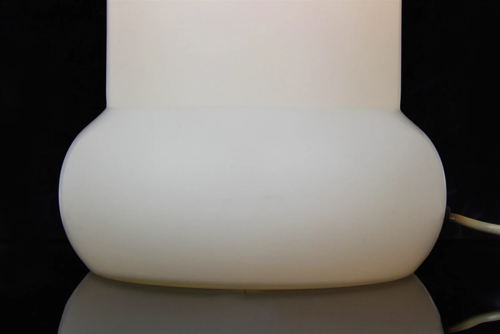 Glass table lamp, Osvětlovací Sklo, Czechoslovakia, 1970s