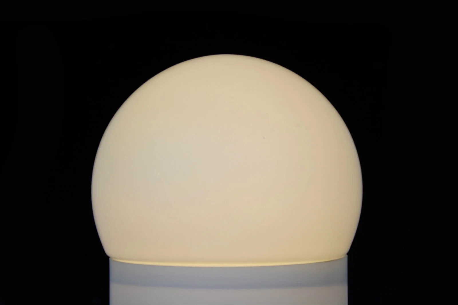 Glass table lamp, Osvětlovací Sklo, Czechoslovakia, 1970s