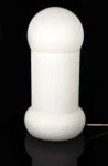 Glass table lamp, Osvětlovací Sklo, Czechoslovakia, 1970s