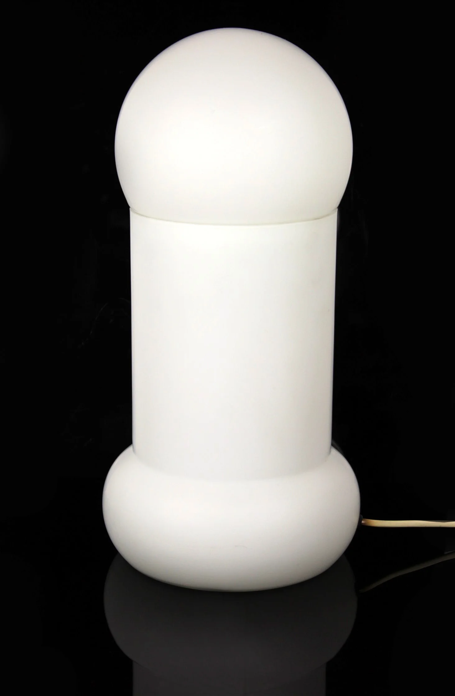Glass table lamp, Osvětlovací Sklo, Czechoslovakia, 1970s