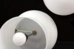 Glass table lamp, Osvětlovací Sklo, Czechoslovakia, 1970s