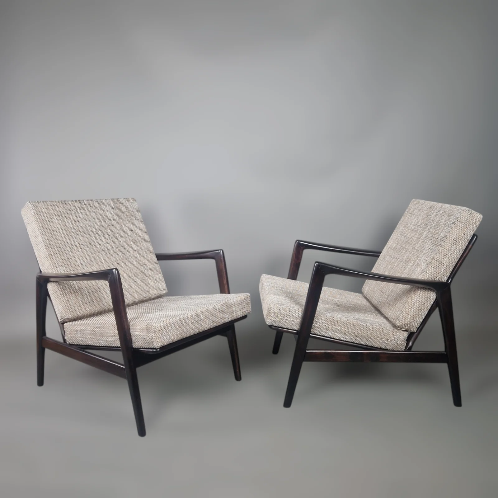 Pair of “Stefan” Armchairs, Type 300-139, Swarzędzkie Fabryki Mebli, Poland, 1960s