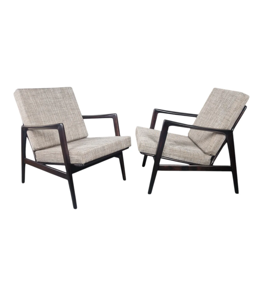 Pair of “Stefan” Armchairs, Type 300-139, Swarzędzkie Fabryki Mebli, Poland, 1960s