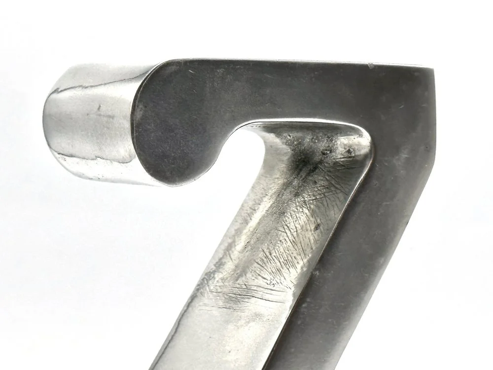 Aluminium Letter Z, Germany, the 1970s