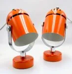 Pair of lamps designed by Stanislav Indra, Combi Lux, Czechoslovakia, 1970s