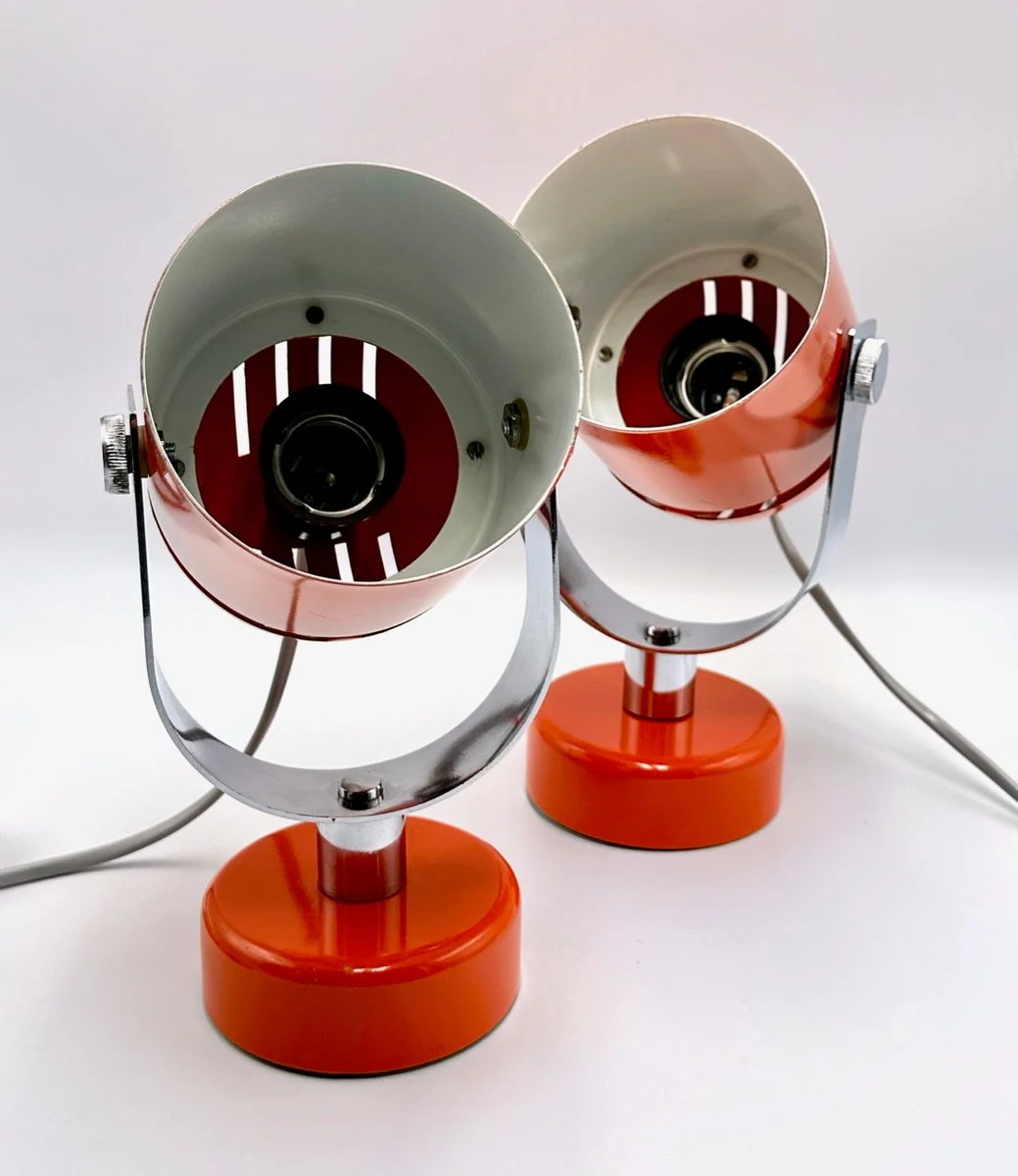 Pair of lamps designed by Stanislav Indra, Combi Lux, Czechoslovakia, 1970s