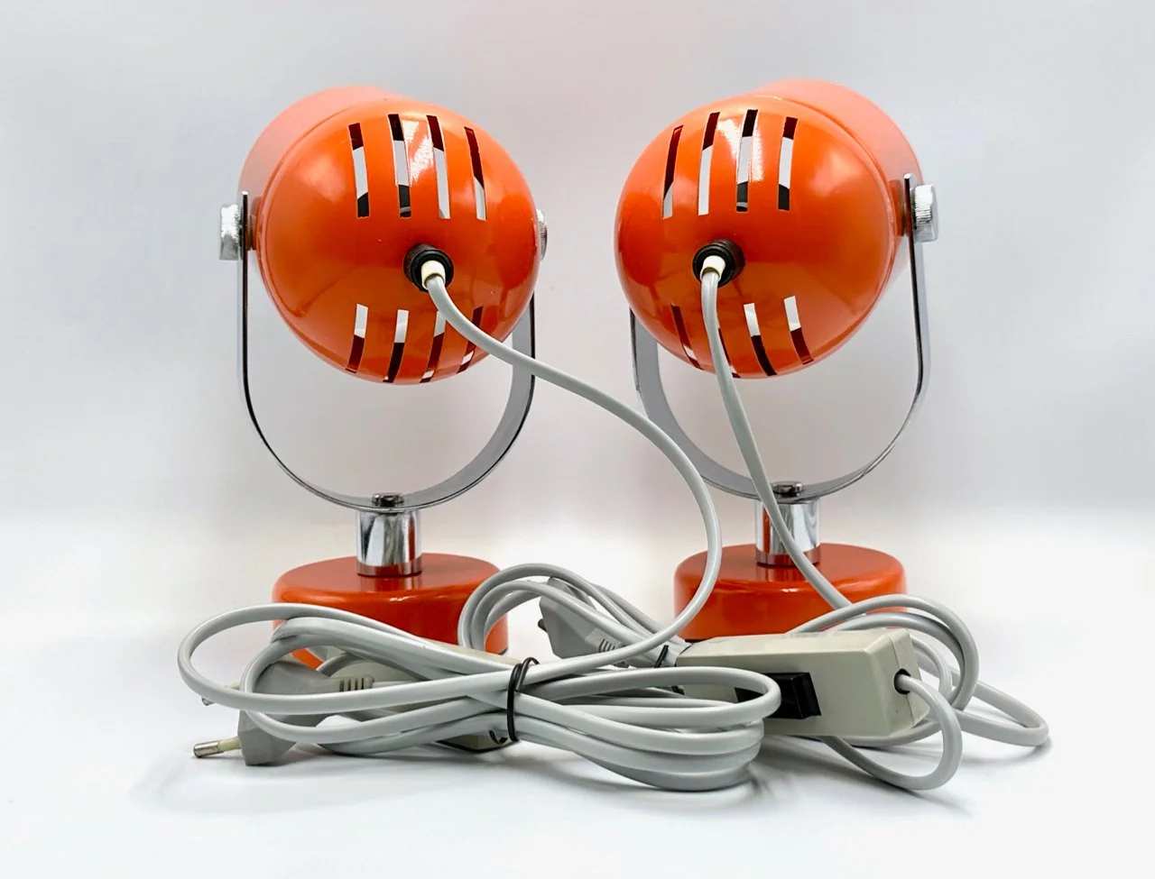 Pair of lamps designed by Stanislav Indra, Combi Lux, Czechoslovakia, 1970s