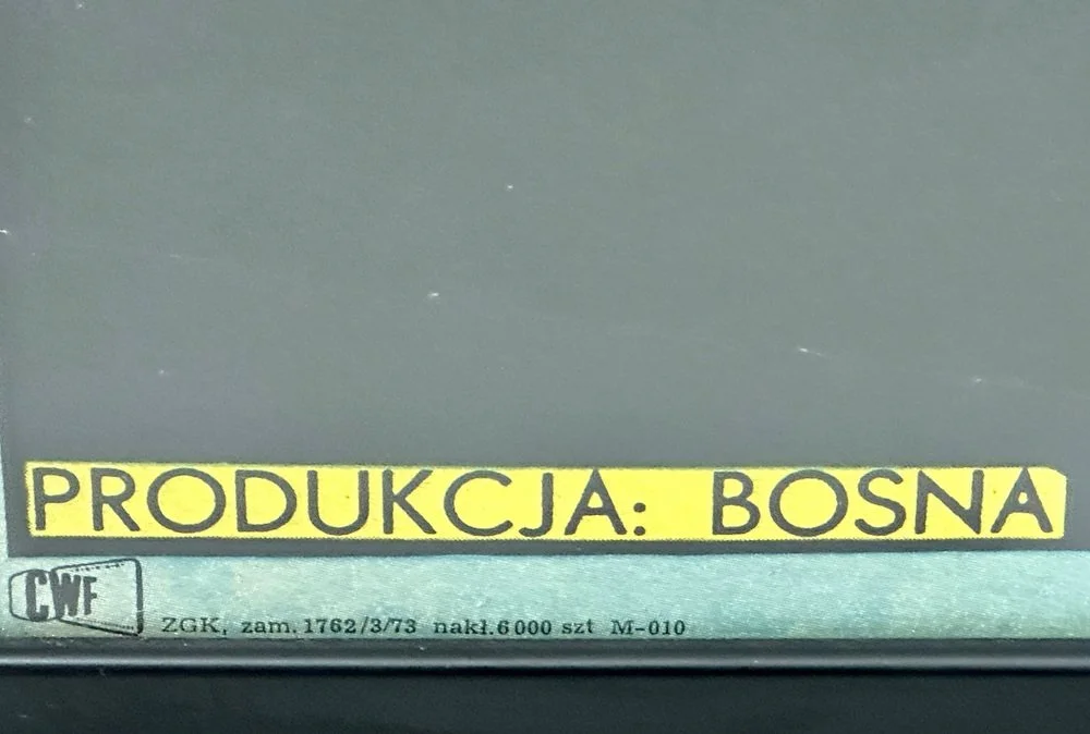 Framed poster “Knockout”, designed by Andrzej Krajewski, 1973