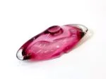 Glass ashtray designed by Miloslav Klinger, Železný Brod, Czechoslovakia, 1960s