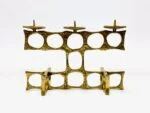 Bronze candleholder, Heinz Goll, Austria, 1970s