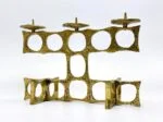 Bronze candleholder, Heinz Goll, Austria, 1970s