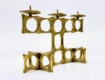 Bronze candleholder, Heinz Goll, Austria, 1970s