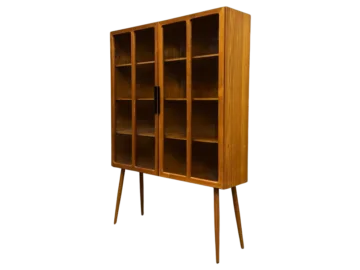 Teak display cabinet, designed by Ib Kofod-Larsen, Denmark, 1970s