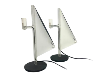 Para lamp Nautilus proj. Barbaglia & Colombo, Italiana Luce, Włochy, lata 90-te