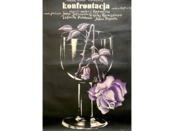 Plakat “Konfrontacja” proj. Włodzimierz Terechowicz, 1987