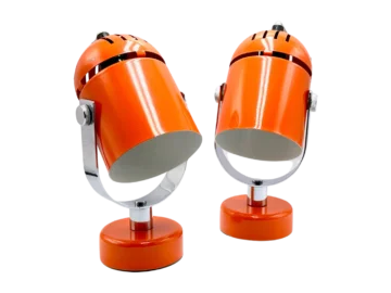 Pair of lamps designed by Stanislav Indra, Combi Lux, Czechoslovakia, 1970s
