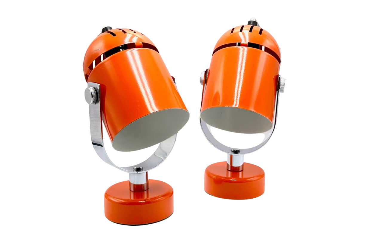 Pair of lamps designed by Stanislav Indra, Combi Lux, Czechoslovakia, 1970s
