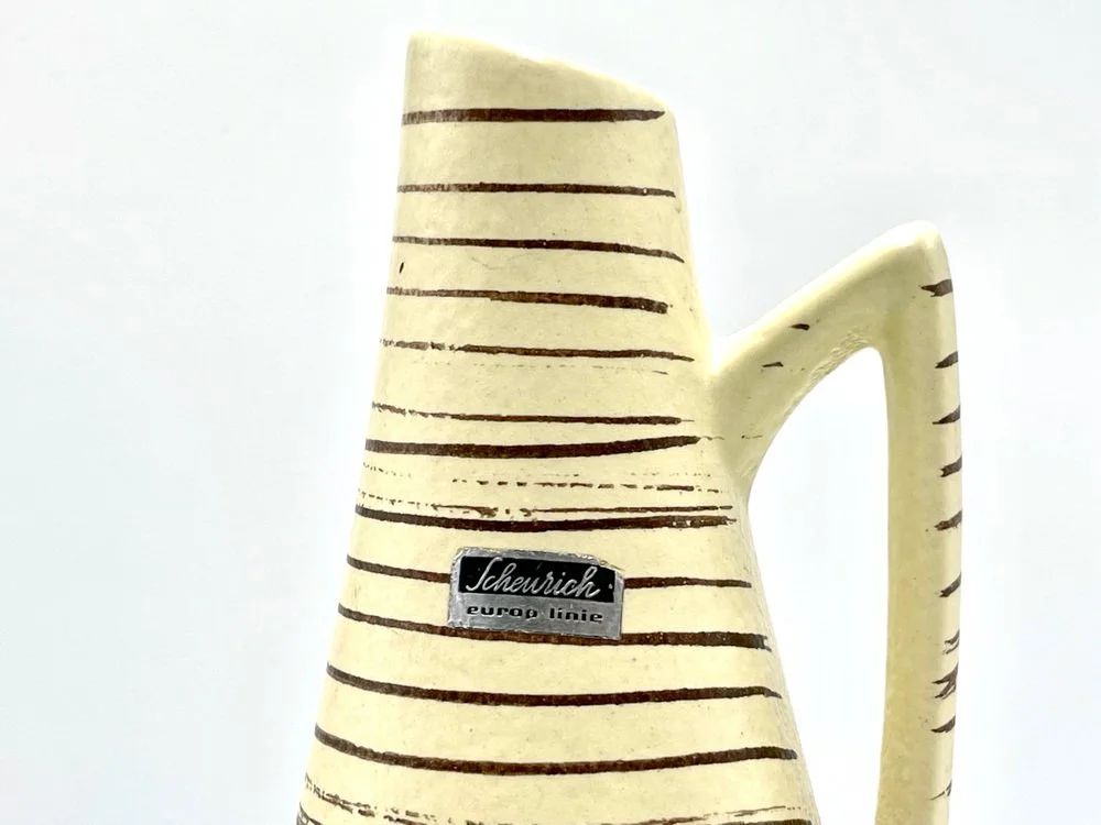 Glazed pitcher designed by Heinz Siery, Scheurich, Germany, 1960s