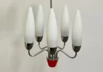 Ceiling lamp, Josef Hurka, Napako, Czechoslovakia, 1960s