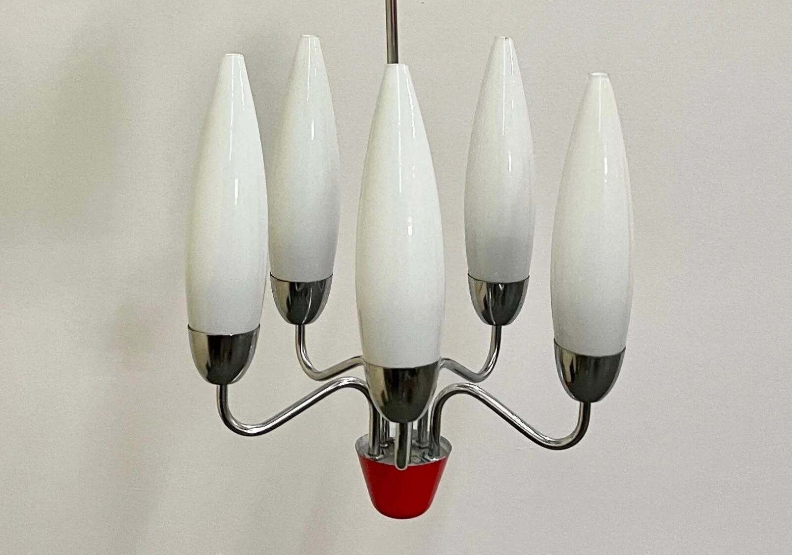 Ceiling lamp, Josef Hurka, Napako, Czechoslovakia, 1960s