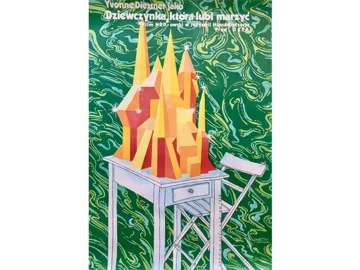 Plakat “Dziewczynka, która lubi marzyć” proj. Cyprian Kościelniak, 1974