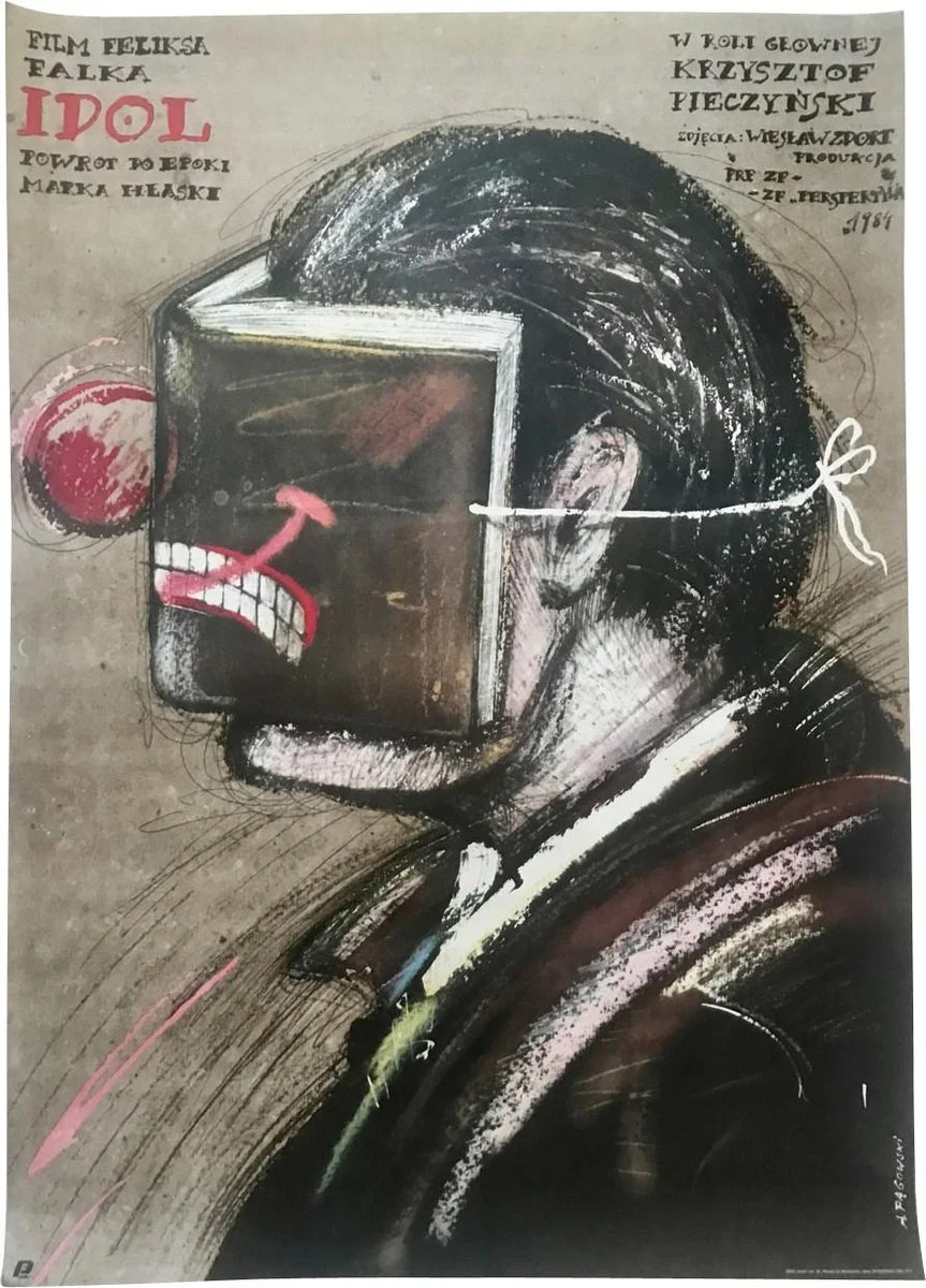 “Idol” poster designed by Andrzej Pągowski, 1984