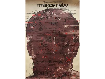 Plakat “Mniejsze niebo” proj. Waldemar Świerzy, 1980