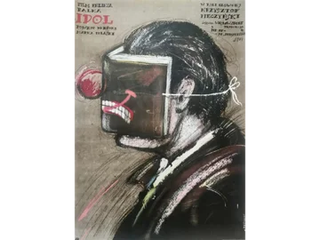 Plakat “Idol” proj. Andrzej Pągowski, 1984