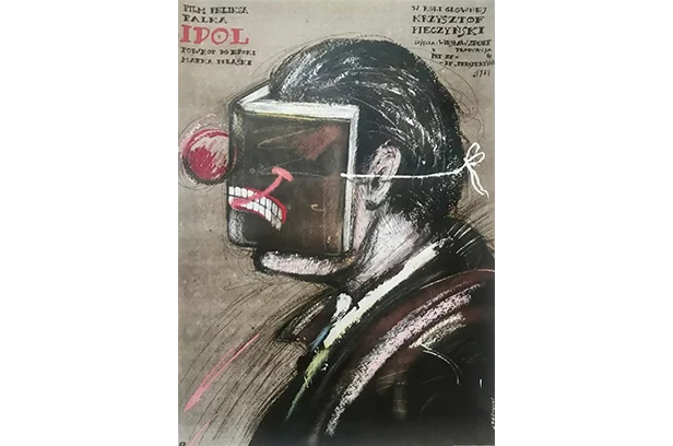 “Idol” poster designed by Andrzej Pągowski, 1984