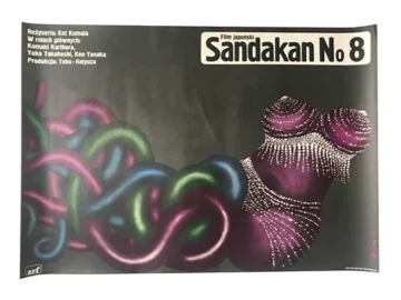 Plakat “Sandakan no 8” proj. Romuald Socha, 1982