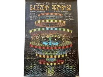 Plakat “Gwiezdny przybysz” proj. Andrzej Pągowski, 1984