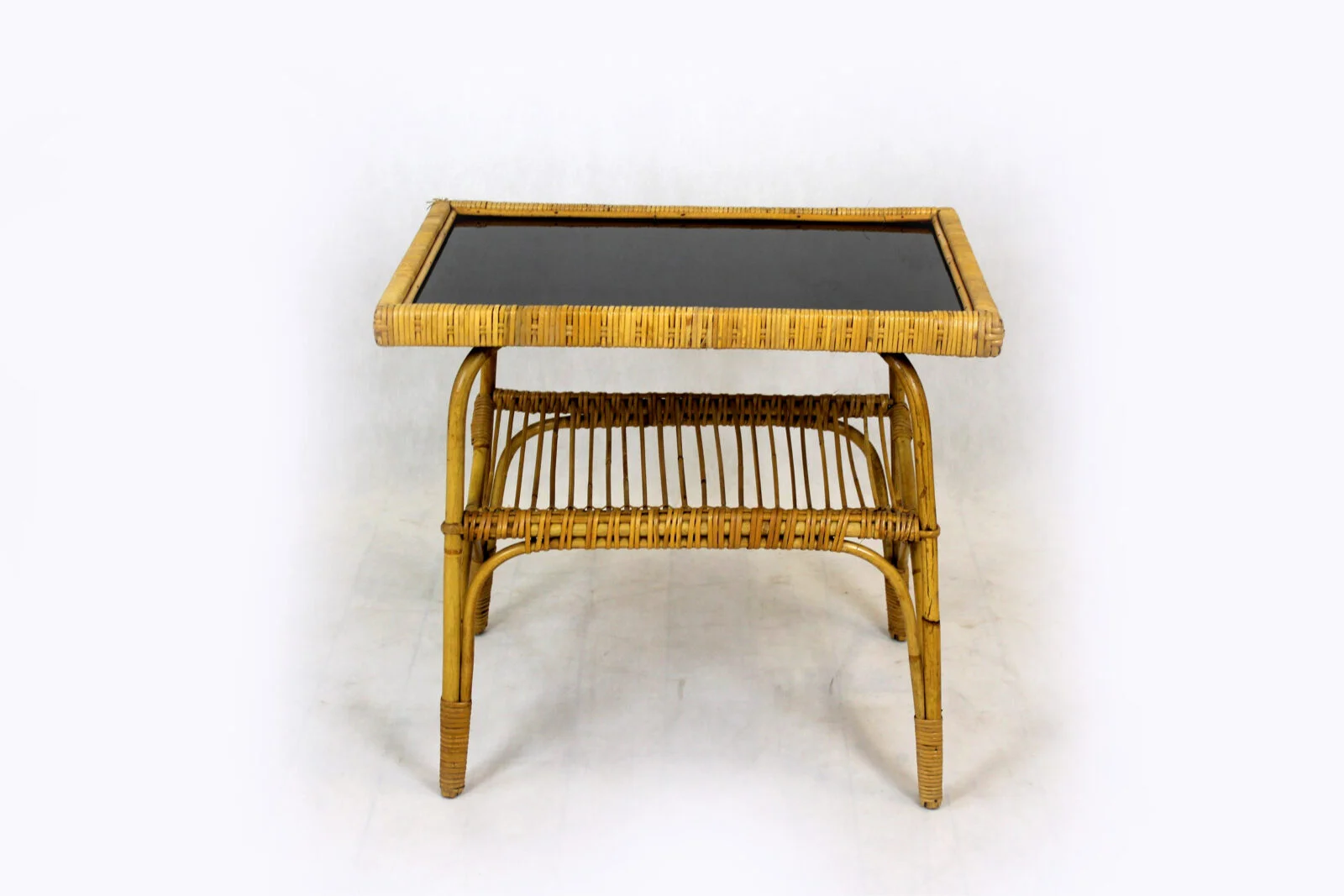 Rattan Furniture Set, Czechoslovakia, 1960s