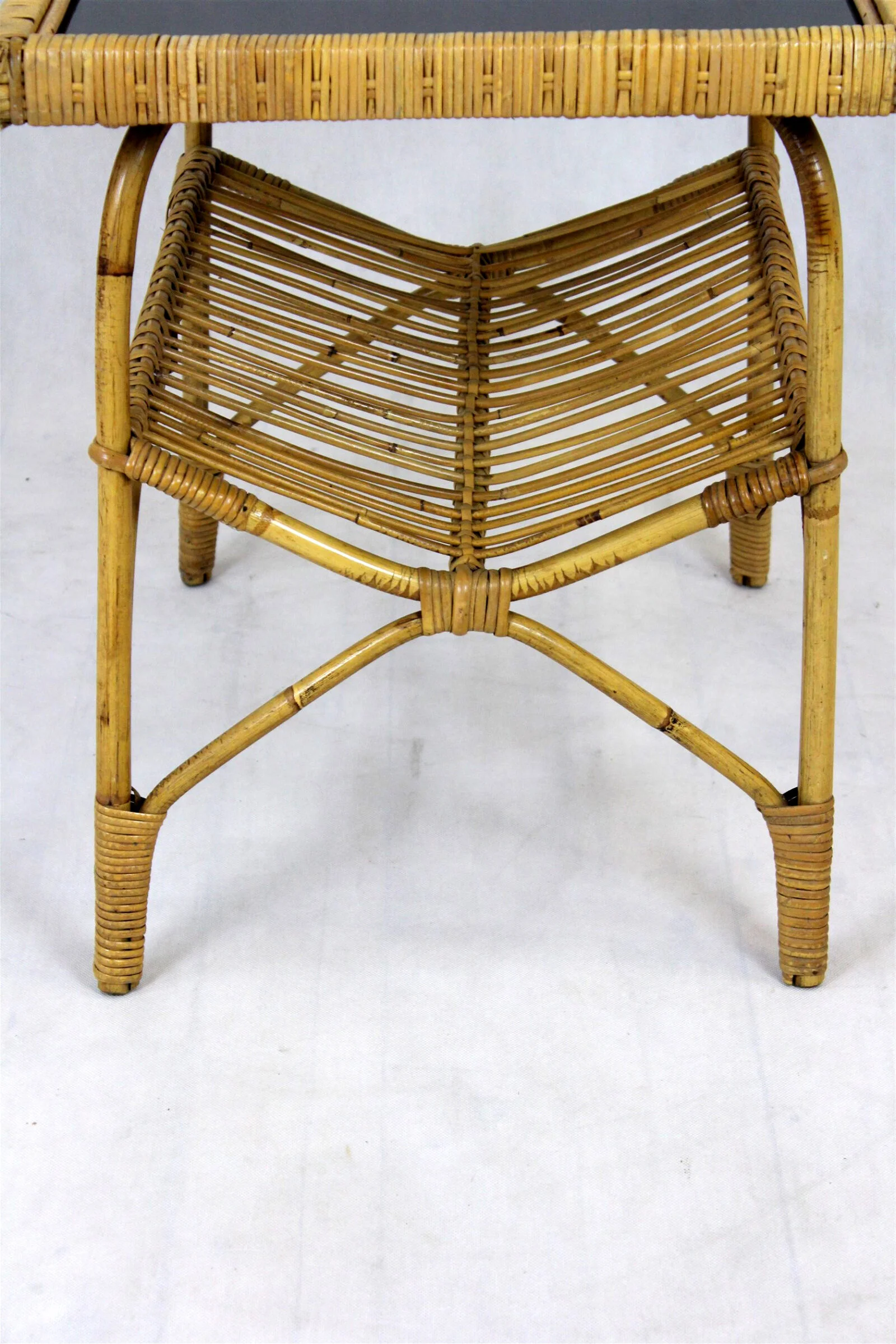Rattan Furniture Set, Czechoslovakia, 1960s