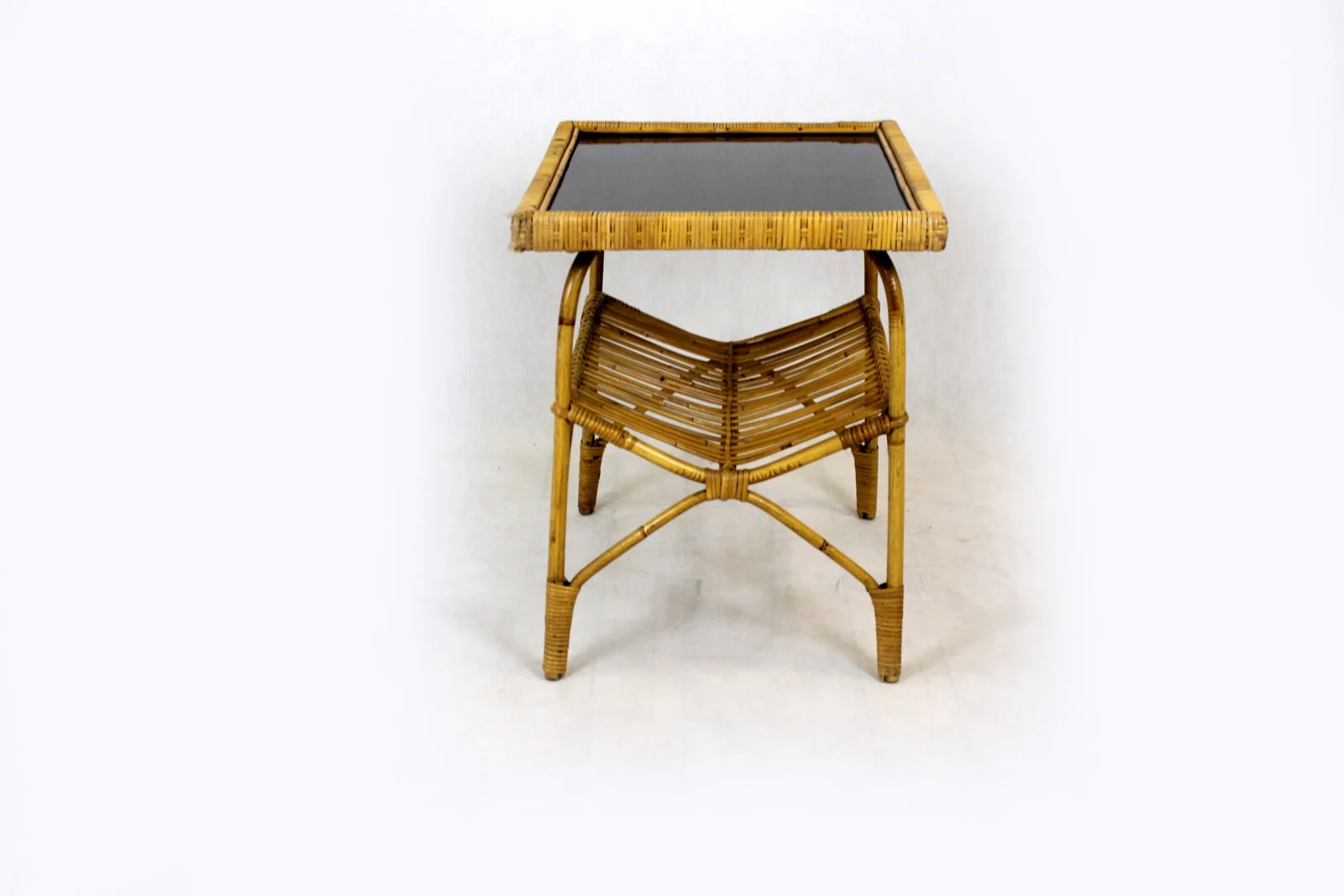 Rattan Furniture Set, Czechoslovakia, 1960s